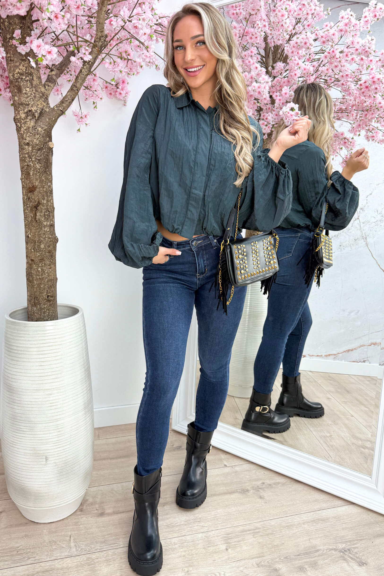 Oh my crepe blouse - Zwart