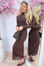 Mesh to impress maxi dress - Bruin