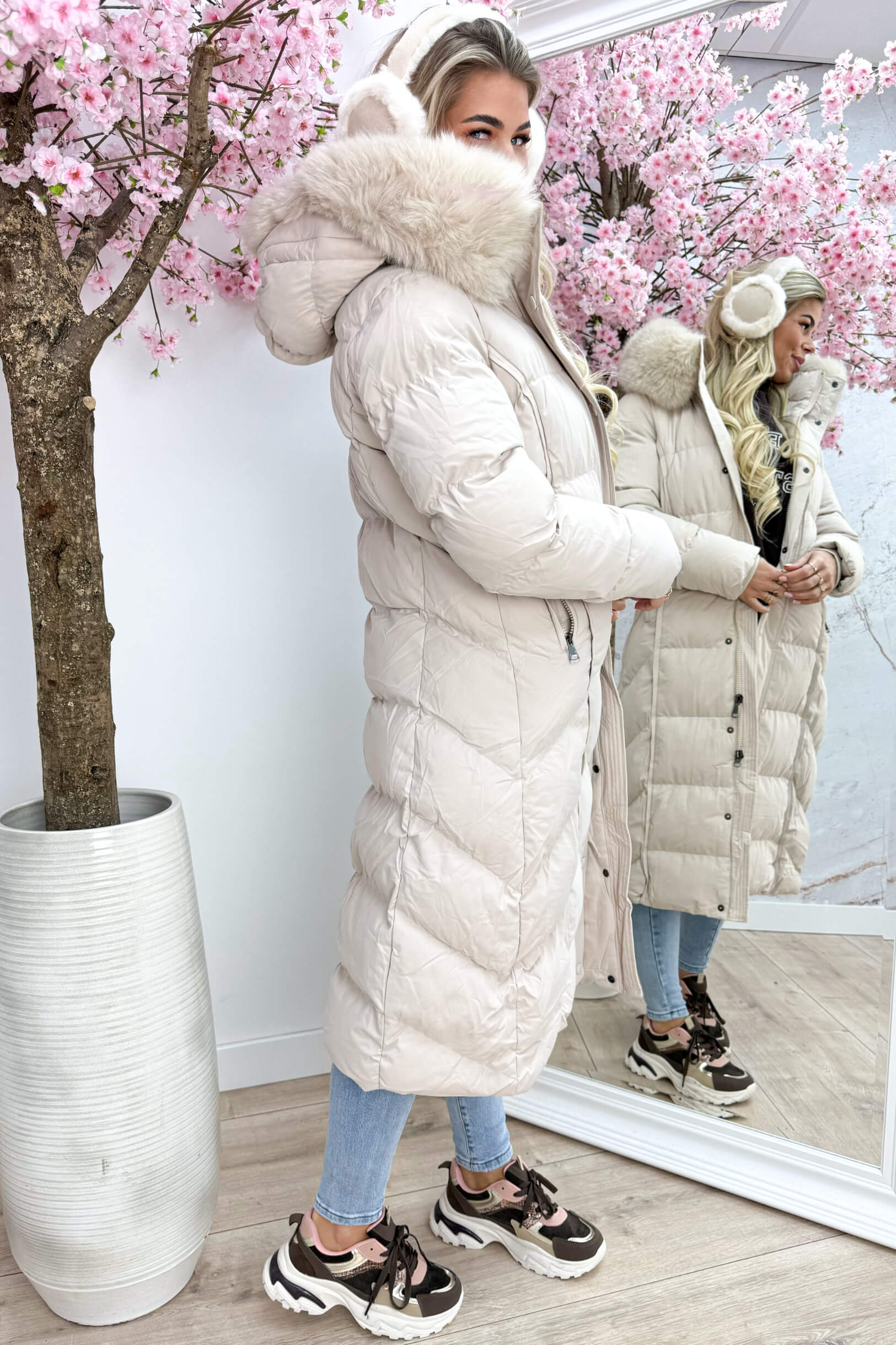 Winter wonderland winterjas - Beige