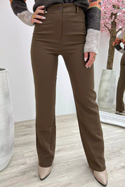 Straight leg pantalon 1.0 - Bruin