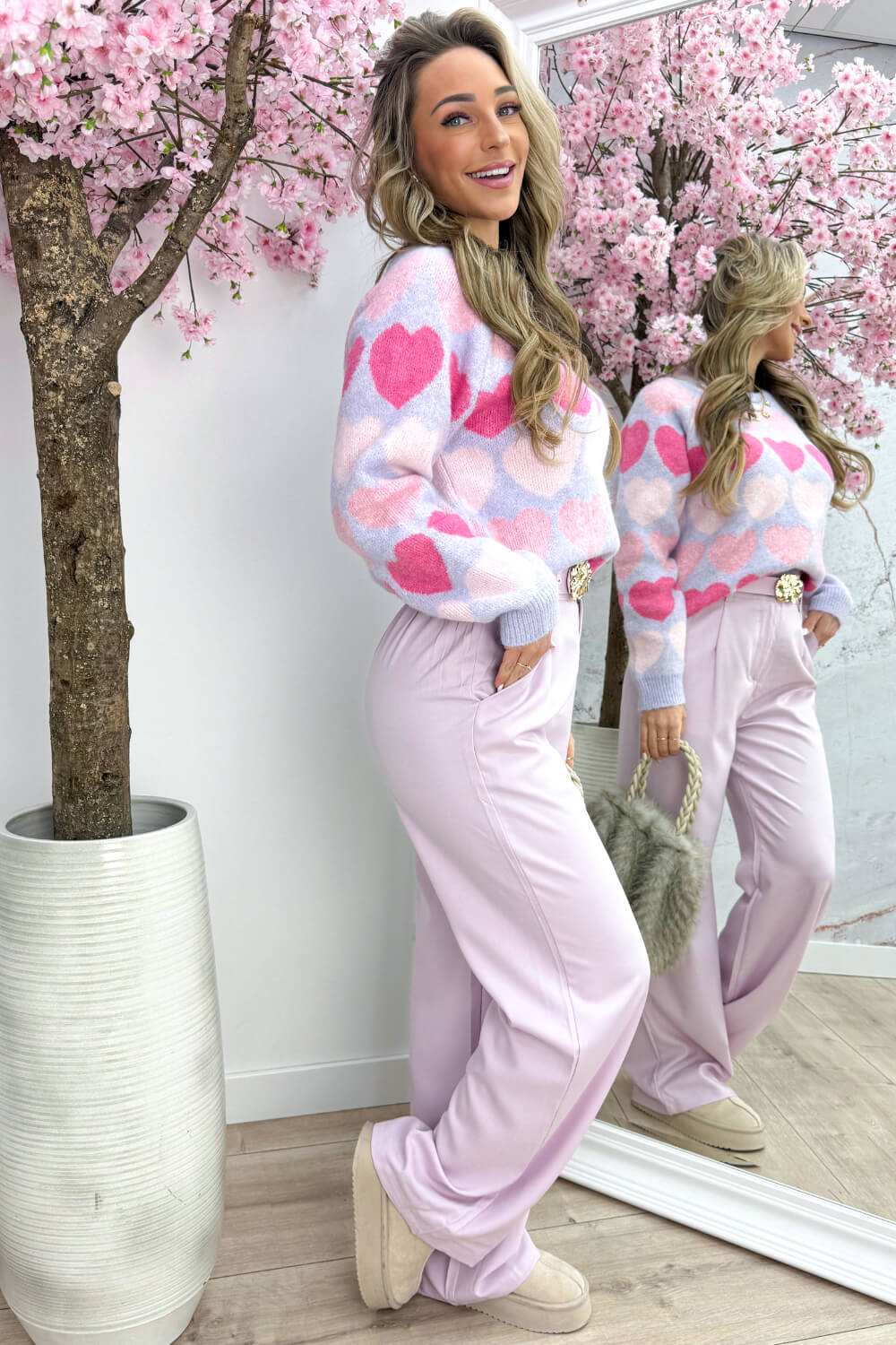 Lots of love trui - Lila