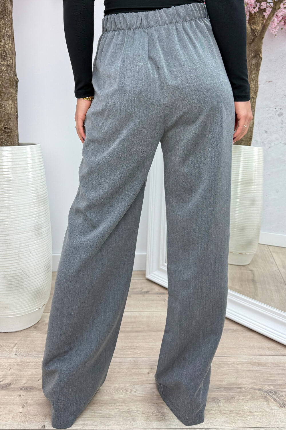 Gold detail pantalon - Lt. grijs