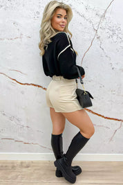 Edle Skort - Beige