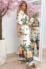 Island beach co-ord - Beige