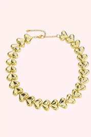 Chunky love ketting - Goud