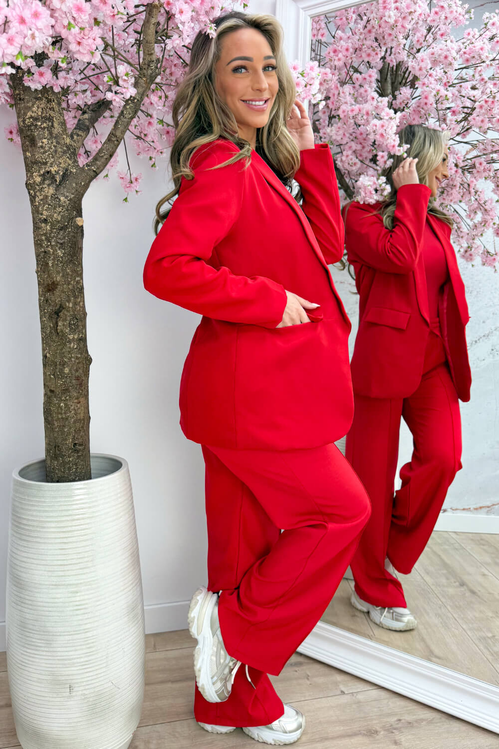 Classy blazer - Rood