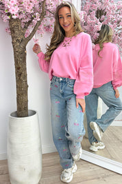 Simply iconic sweater - Lollypop roze