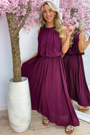 Alicante maxi dress - Bordeaux