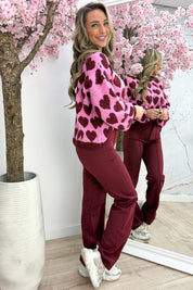 Made to love trui - Bordeaux