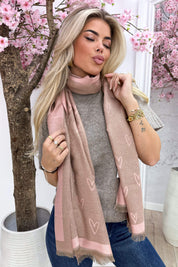 Sparkle season sjaal - Roze