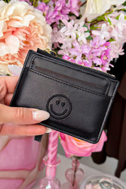 Mini card wallet - Zwart