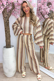 Isla bonita tropic co-ord - Beige