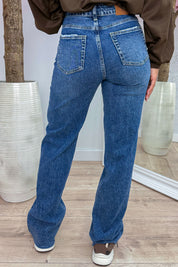 Perfect pair straight leg tall jeans (Queen Hearts) - Jeans blue
