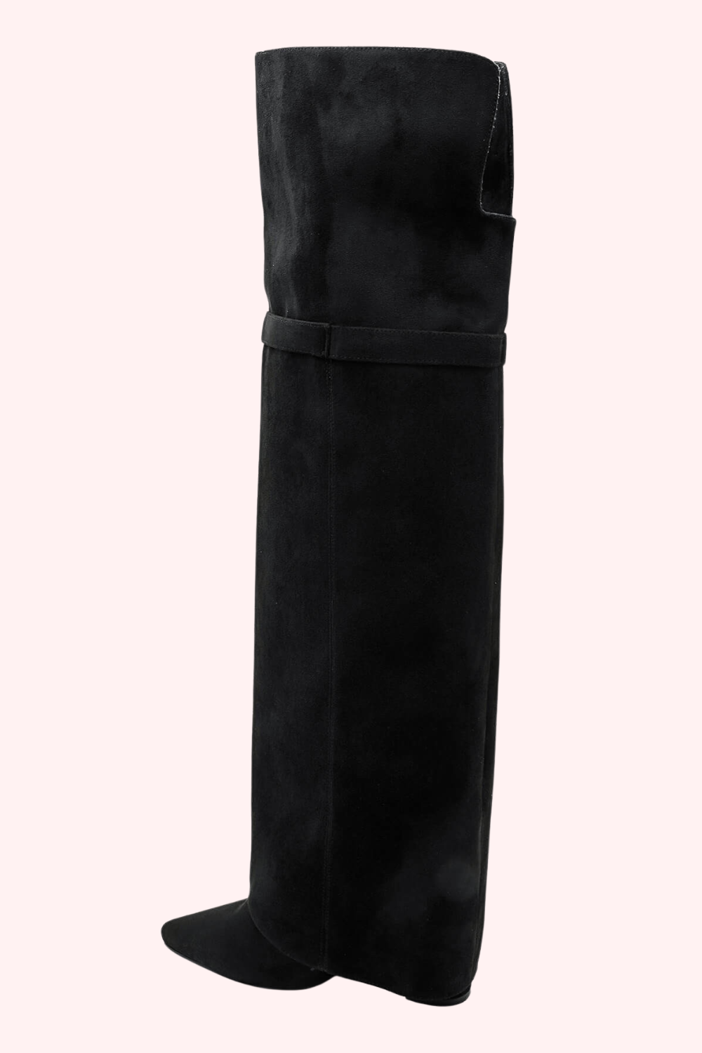 Suede high heels - Zwart
