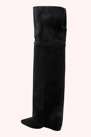 Suede high heels - Zwart