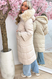 Winter is calling winterjas - Beige