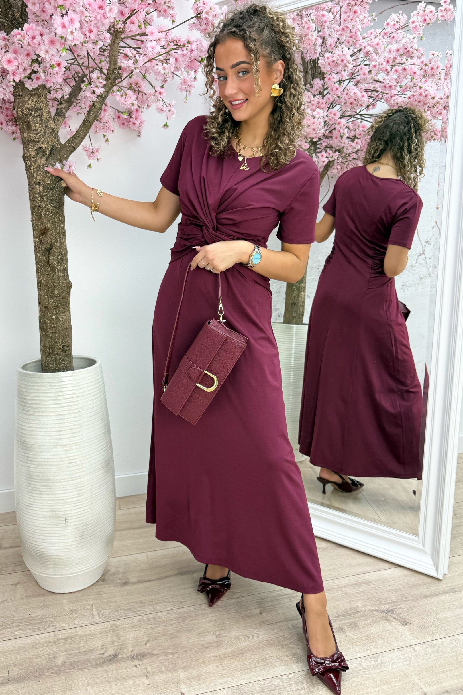 Robe toujours brillante - Bordeaux