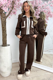 Easy days comfy co-ord - Bruin