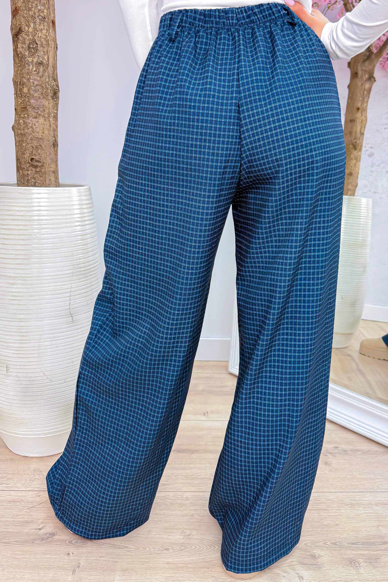 Check your next move pantalon - Navy