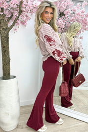 Travel flair pants - Bordeaux