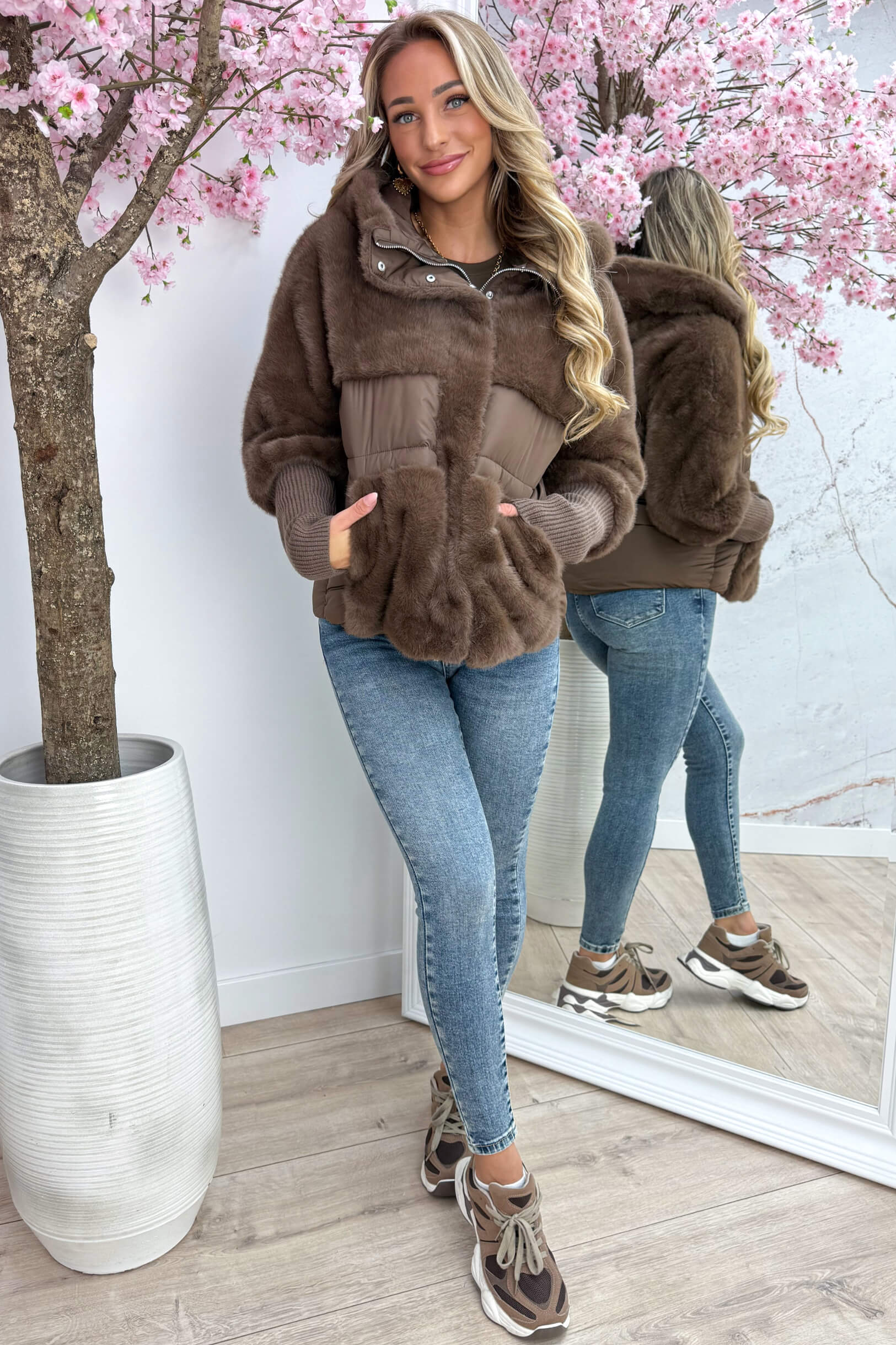 Furever winterjas - Bruin