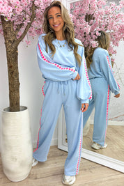 Neon lover sweater - Sky blue