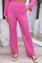 Paradise beach pants - Fuchsia