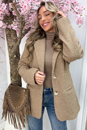 Teddy blazer - Camel