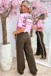 Leopard LA T-shirt - Lollypop roze