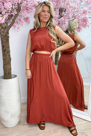 Solea co-ord - Terracotta