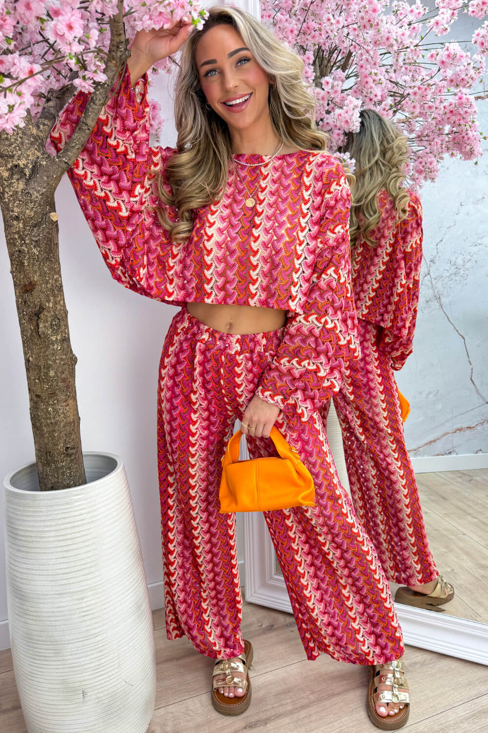 Isla bonita tropic co-ord - Fuchsia