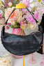 Golden studded bag (Echt leer!) - Zwart
