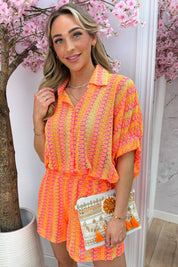 Bora bora lurex co-ord - Geel