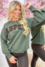 Pull peluche Aspen club - Armée