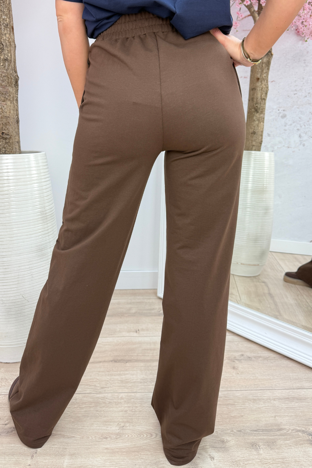 Pantaloni comodi di base per te - Brown