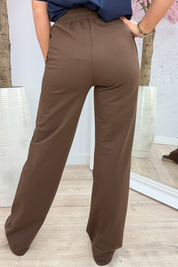 Pantaloni comodi di base per te - Brown