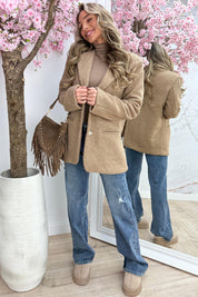 Teddy blazer - Camel