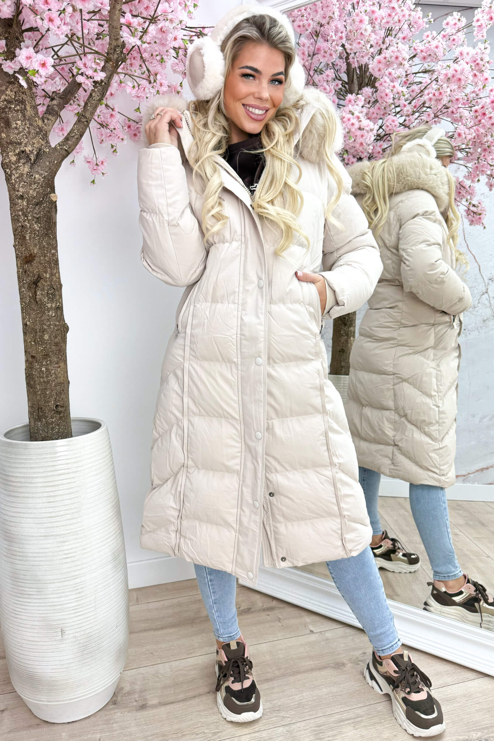 Winter wonderland winterjas - Beige