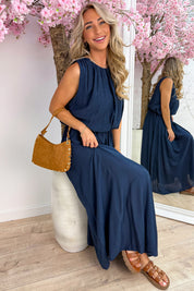 Alicante maxi dress - Navy