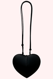 Steal your heart bag (Echt leer) - Zwart