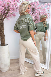 NY teddy T-shirt - Army