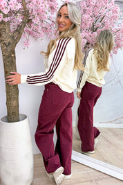 Manhattan stripe sweater - Beige