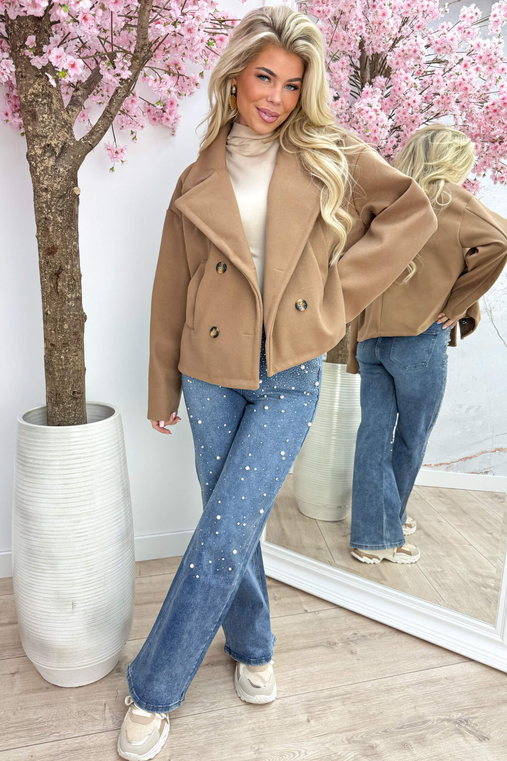 Ready for fall vilt trenchcoat - Camel