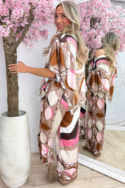 Malta silky co-ord - Taupe