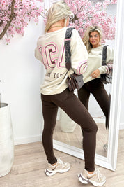 Chicago Oversized Sweater - Beige