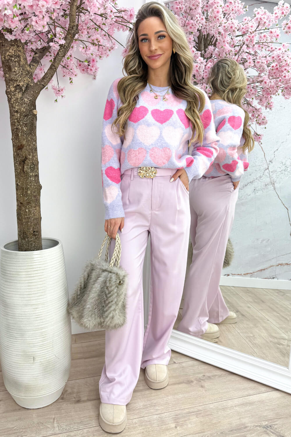 Lots of love trui - Lila