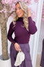 Basic with benefits topje - Berry purple