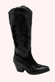 Yeehaw cowboy boots - Zwart