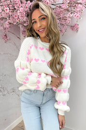 Made with love trui - Wit