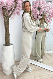 Chill moments comfy co-ord - Beige